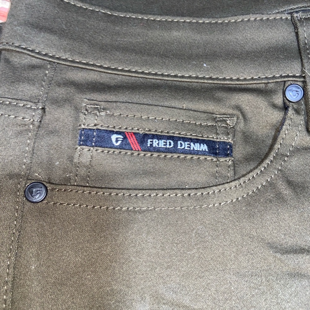 Fried Denim Olive Green Jeans - Picture 4 of 8